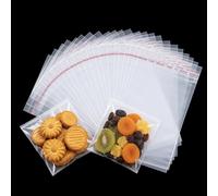 Lot de 300 sachets en cellophane - 10 x 15 cm - En polypropylène | Sacs en cellophane transparents auto-adhésifs - Parfaits pour les bonbons, les biscuits, les chocolats