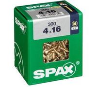 Lot de 300 vis acier tête fraisée pozidriv SPAX, Diam.4 mm x L.16 mm G