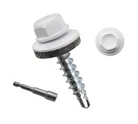 Lot de 300 vis de toiture conçues pour une fixation directe sur des substrats de toiture en métal fin, acier, aluminium, fer et contreplaqué