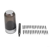 Lot de 31 tournevis magnétiques de précision pour appareils électroniques - Embouts en acier CR-V pour téléphone, ordinateur portable, tablette, boîte noire (blanc)
