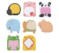 Lot de 32 Blocs-notes Autocollants pour Enfants, Notes Adhésives Animaux Mignons, Petit Carnet Mémo Rigolo pour Élèves, Cadeau Anniversaire Enfant et Fournitures Scolaires