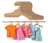 Lot de 32 cintres en carton pour bébé, respectueux de l'environnement, durables et adaptés pour le rangement de vêtements de bébé