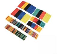 Lot de 328 gaines thermorétractables en polyoléfine ignifuge pour isolation électrique et gestion des fils