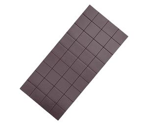 Lot de 36 aimants rectangulaires carrés magnétiques ultra fins, bande magnétique puissante avec dos autocollant pour l'organisation du réfrigérateur, projet d'art