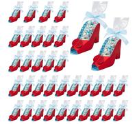 Lot de 36 boîtes en carton rouges pour talons hauts, dimensions 40x28 cm, idéales pour les cadeaux