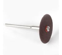 Lot de 36 mini disques à tronçonner en résine de 24 mm avec mandrin pour outils rotatifs, métal, plastique, fibre de bois, coupe du bois, compatible Dremel (marron + 3 mm)