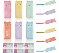 Lot de 36 mini surligneurs pour enfants, macarons, surligneurs amusants, pour enfants, pour cadeaux, fête, anniversaire, école (6 couleurs)