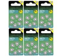Lot de 36 Piles bouton Zinc Air pour appareils auditifs type A675/675 compatibles PR44 1,45V - Visiodirect - G