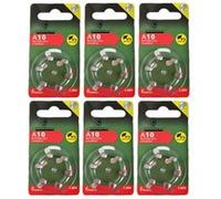 Visiodirect piles auditives zinc air A10 PR70 - Lot de 36