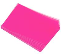 Lot de 36 pochettes transparentes A4, classeur à levier, classeur de documents, plastique, rose