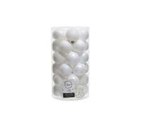EDM Boules de Noël 37 pcs - Blanc