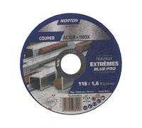 Lot de 4+1 disques 115x1,6 acier/inox extreme