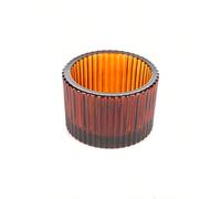 Lot de 4/12/24/36 porte-bougies, photophores en verre de 2'' x 1,4'' (bougies non incluses), parfait pour centre de table de mariage, décoration de fête d'Halloween, Noël et à la maison 4 pièces,12 pi