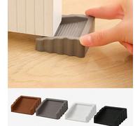Lot de 4/2/1 cale de porte créative coupe-vent en plastique mat - butée de porte de anti-pincement et anti-collision - idéale pour la maison et le bureau - cadeau de pendaison de crémaillère parfait -