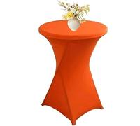 Lot De 4/2/6/1 Housse Mange Debout, Nappe Mange Debout, Ø 60-80 Cm Housse Pour Table Haute, Nappe Cocktail Ronde Extensible En Spandex Pour Banquet De Cocktail De Mariage,80x110cm ( Color : 2# , Size