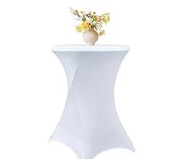 Lot De 4/2/6/1 Housse Mange Debout, Nappe Mange Debout, Ø 60-80 Cm Housse Pour Table Haute, Nappe Cocktail Ronde Extensible En Spandex Pour Banquet De Cocktail De Mariage,80x110cm ( Color : 8# , Size
