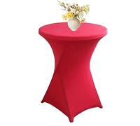 Lot De 4/2/6/1 Housse Mange Debout, Nappe Mange Debout, Ø 60-80 Cm Housse Pour Table Haute, Nappe Cocktail Ronde Extensible En Spandex Pour Banquet De Cocktail De Mariage,80x110cm ( Color : 15# , Size
