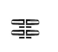 Lot de 4/8 poignées de porte extérieure coulissante - Garniture de rechange pour Staria 2021-2026 (cuvette de porte, noir)