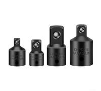 Lot de 4 adaptateurs de douille à cliquet pour outils d'entraînement carrés de 6,35 mm, 9,5 mm et 1,27 cm avec système de verrouillage à bille à ressort