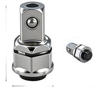 Lot de 4 adaptateurs de douille, convertisseur de liquet 6,35 mm, 1,27 cm, libération rapide pour acier CR-V, résistant à la rouille, pour mécanicien bricolage (B)