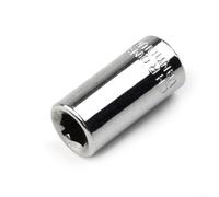 Lot de 4 adaptateurs de douilles hexagonales carrées de 6,35 mm à 6,35 mm, convertisseur hexagonal et porte-embout de tournevis, accessoires d'outils à main en acier au chrome vanadium pour clés à