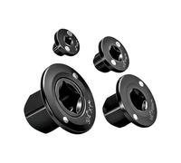 Lot de 4 adaptateurs de douilles robustes à profil bas 1/4" 3/8" 1/2" 3/4"