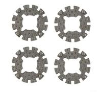 Lot de 4 adaptateurs de lame de scie oscillante multi-outils avec tige de 2,5 cm pour Fein Multimaster et outils compatibles