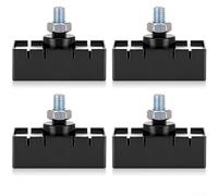 Lot de 4 aimants de fin de course pour réparation d'ouvre-porte, capteur noir résistant aux intempéries, compatibles avec diverses portes électriques