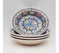 Lot de 4 assiettes creuses Bakir royal - D 24 cm