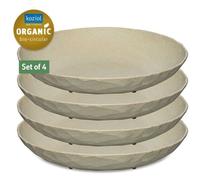 Lot De 4 Assiettes Creuses Club Coloris Beige - Koziol