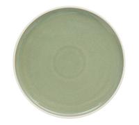Lot de 4 assiettes plates Chiara vert - Atmosphera Créateur d'intérieur
