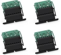 Lot de 4 Attaches de Tablier Rigide 2 Maillons Clicksur H875E pour Volet Roulant - Fixation/Verrou de Volets Roulants - Attache Tablier de Sécurité Anti-Effraction Clipsable
