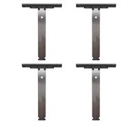 Lot de 4 Attaches souples à clipser - Ressorts de Suspension pour fixation de tablier volet roulant électrique et manuel - Sécurité anti effraction pour verrouillage de volets roulants