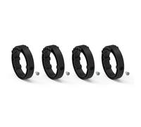 Lot de 4 bagues pour attaches verrou renforcées - tube ZF Ø 54 mm