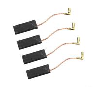 Lot de 4 balais de charbon pour Flymo pour tronçonneuse Woodshark 350 400 D94 AKE 30-18 S et McCulloch 2200 X73, 6,2 x 11,2 x 29 mm, pièces de rechange avec ressorts