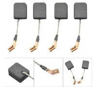 Lot de 4 balais de charbon pour meuleuse d'angle DEWALT modèles N421362, DWE4217, DWE4238 - 6,5 x 12 x 14 mm, composition carbone-cuivre