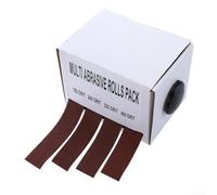 Lot de 4 bandes abrasives en alumine de 25 mm pour métal, bois, verre