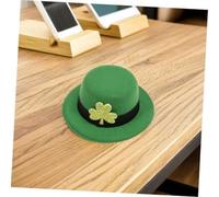 Lot de 4 barrettes vertes avec motifs de haut-de-forme et de trèfle, parfaites pour la fête de la Saint-Patrick. Ces accessoires festifs sont idéaux pour la famille et les amis, et offrent un maintien