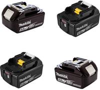 Lot de 4 batteries 18V Li-Ion LXT 5,0Ah pour outil sans fil - Makita BL1850BX4