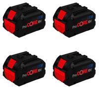 Lot de 4 batteries BOSCH GBA ProCore (18V - 8,0 Ah)