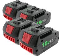 lot de 4 batteries PATONA Bosch GBA180LED 18V 5.0Ah