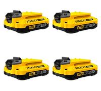 Lot de 4 batteries STANLEY SFMCB202 (18V - 2,0 Ah)