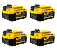 Lot de 4 batteries STANLEY SFMCB204 (18V - 4,0 Ah)