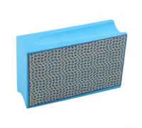 Lot de 4 blocs de ponçage à la main en éponge émeri grain 60-400 pour carrelage, verre, bois, métal, outil de meulage flexible pour surfaces incurvées et coins (grain 60)