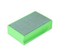 Lot de 4 blocs de ponçage à la main en éponge émeri grain 60-400 pour carrelage, verre, bois, métal, outil de meulage flexible pour surfaces incurvées et coins (grain 400)