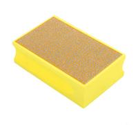 Lot de 4 blocs de ponçage en éponge émeri grain 60 à 400 pour carrelage, verre, bois, métal, polissage et découpe, base hautement élastique, 95 x 60 x 30 mm (grain 100)