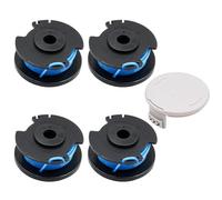 Lot de 4 bobines de fil de rechange en nylon pour débroussailleuse Ryobi One+ AC14RL3A, Olt1832 Rac124, 1,6 mm Ryobi 18 V, 24 V, 40 V - 3,4 m
