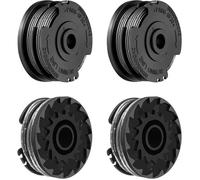 Lot de 4 bobines de fil de rechange pour Bosch ART 24 27 30 30-36 LI,nylon à double alimentation automatique de 1,6 mm, F016800351