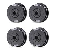 Lot de 4 bobines de Rechange pour Bosch Art 24 27 30 30-36 LI | de fil de coupe 6m, No.F016800351,Double ligne à alimentation automatique, matériau en nylon de qualité supérieure