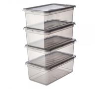 Lot de 4 boîtes à Chaussures 5,6 litres